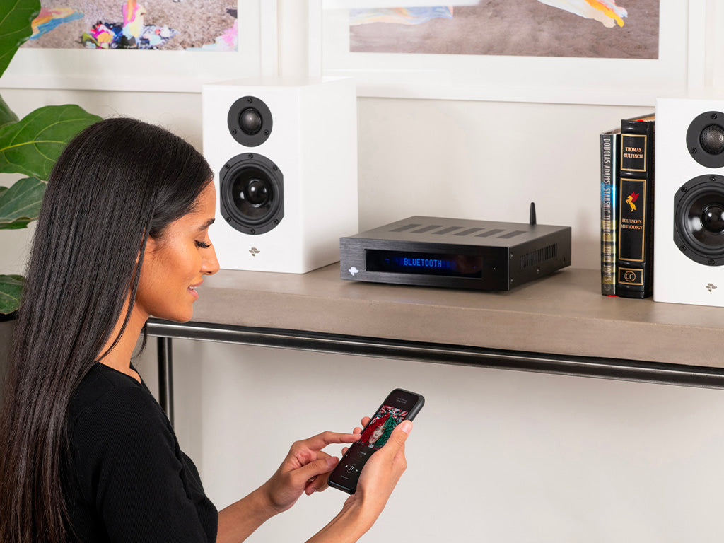 KIN PLAY MINI Bluetooth Amplified Bookshelf Speaker (pair)