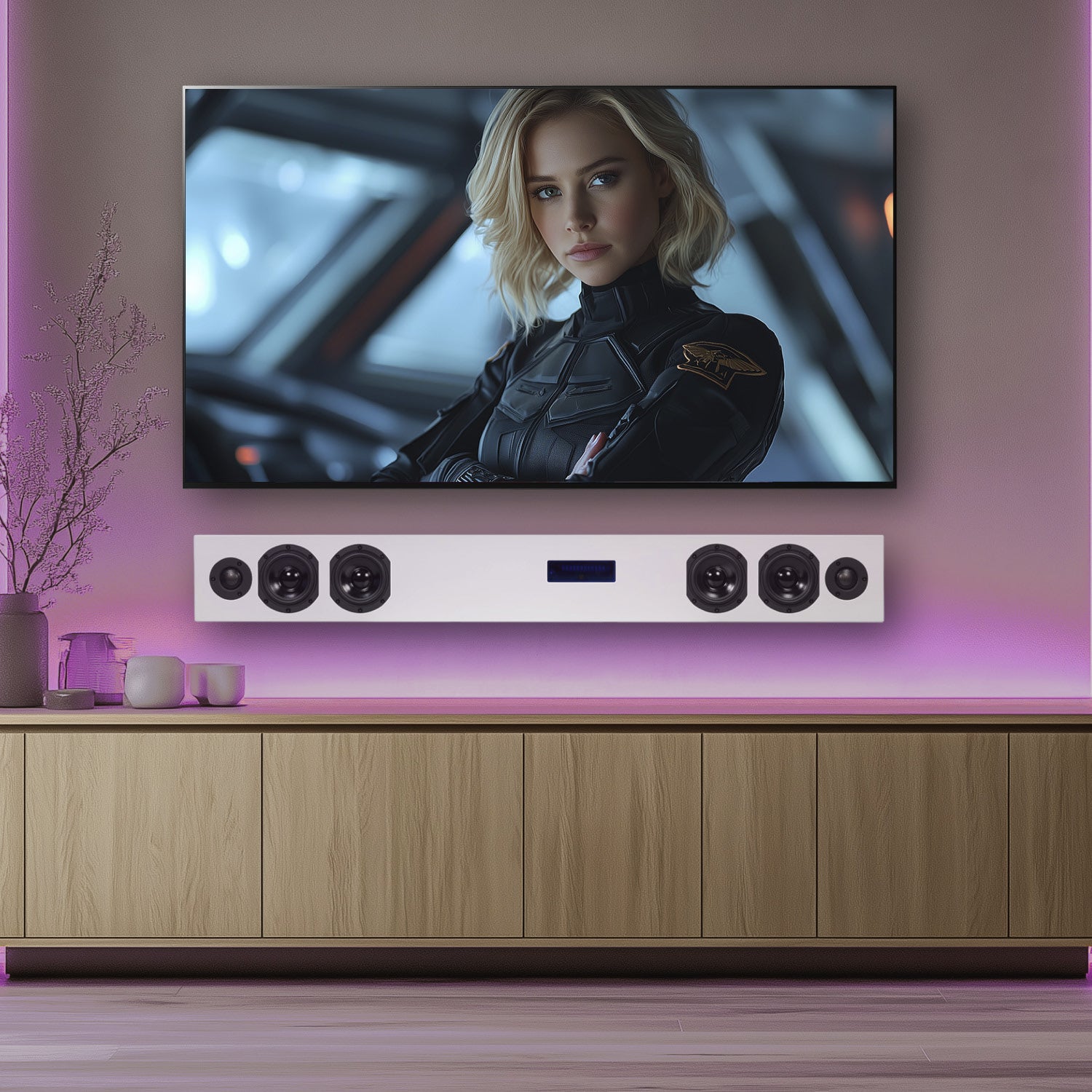 KIN PLAY SOUNDBAR II Barre de Son Bluetooth Hdmi Arc (unité)