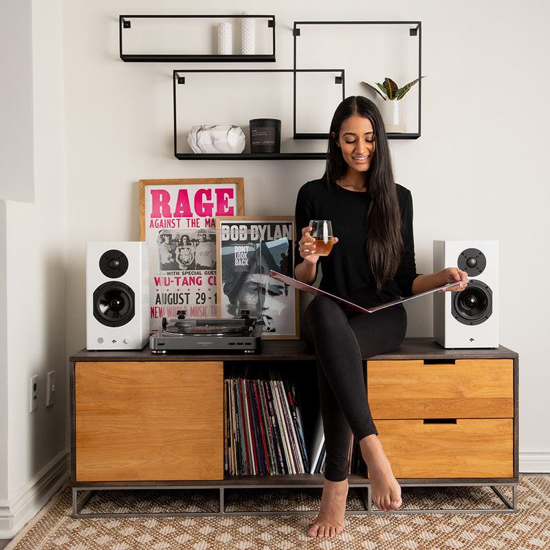 KIN PLAY Bluetooth Amplified Bookshelf Speaker (pair)